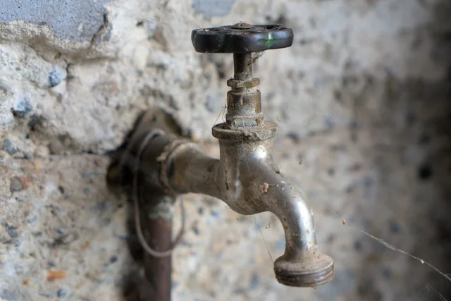 water tap, water, sanitary, fitting, old, tube, plumber, connection, nature, drops, metal. Drain Cleaning Job Scheduling Software: What US Contractors Should Track