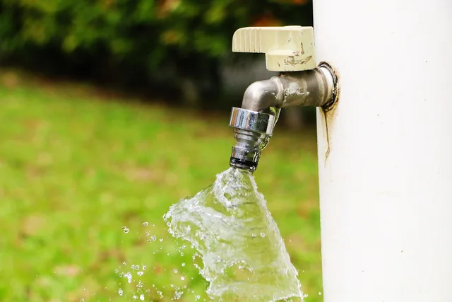 pipe, nature, water, faucet. Frozen drains and burst pipes, an Albertan winter operations plan