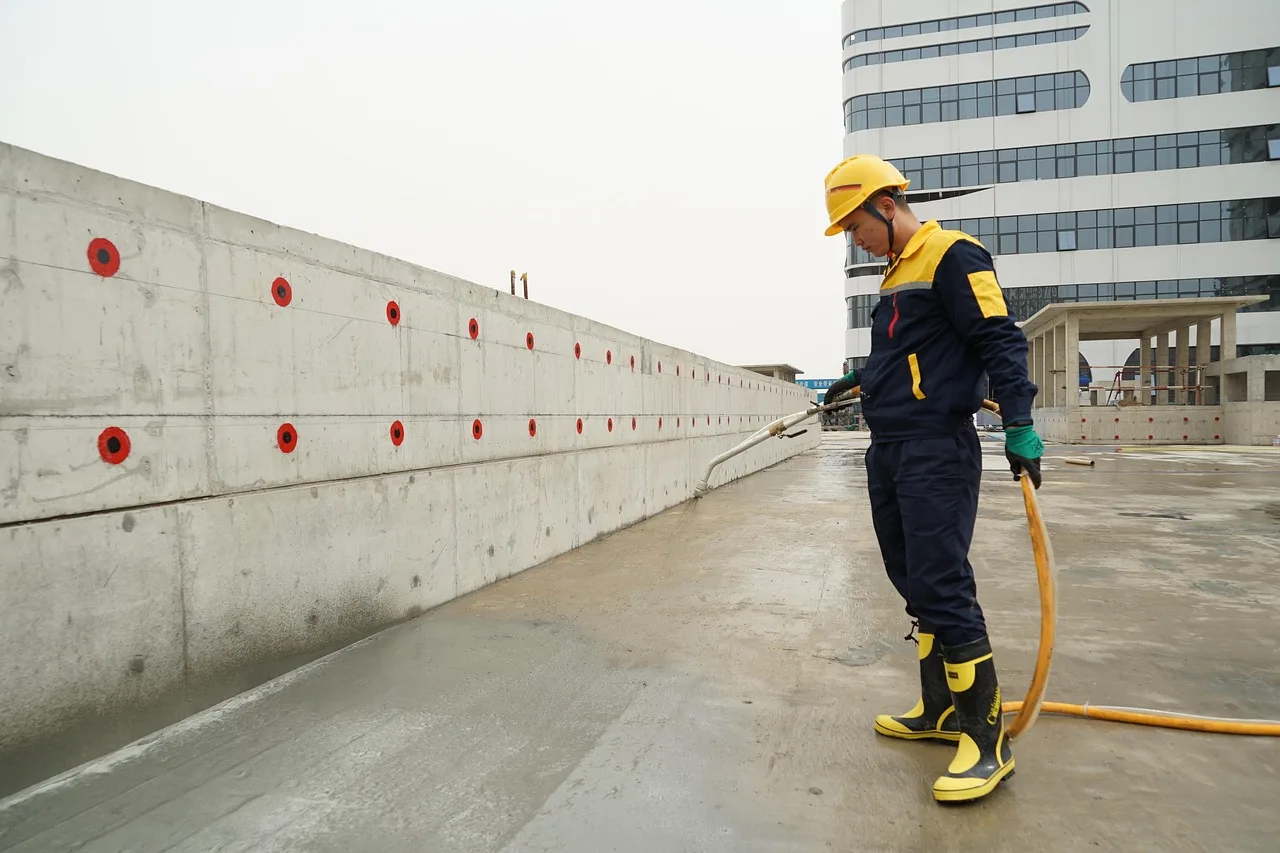 waterproofing, workers, construction site, roof top, men, working, spraying, safety gear, pressure spray, waterproofing, waterproofing, waterproofing, waterproofing, waterproofing. Quarterly self-audit for a plumbing contractor business